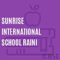 Sunrise International School Raini Logo