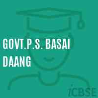 Govt.P.S. Basai Daang Primary School Logo