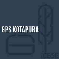 Gps Kotapura Primary School Logo