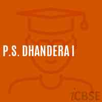 P.S. Dhandera I Primary School Logo