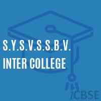 S.Y.S.V.S.S.B.V. Inter College Senior Secondary School Logo