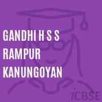 Gandhi H S S Rampur Kanungoyan Secondary School Logo