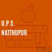 U.P.S. Natthupur Middle School Logo