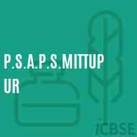 P.S.A.P.S.Mittupur Primary School Logo
