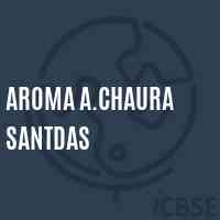 Aroma A.Chaura Santdas Middle School Logo