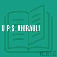 U.P.S. Ahirauli Middle School Logo