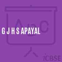 G J H S Apayal Middle School Logo