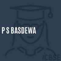 P S Basdewa Primary School Logo