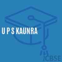 U P S Kaunra Middle School Logo