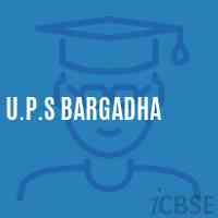 U.P.S Bargadha Middle School Logo