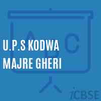 U.P.S Kodwa Majre Gheri Middle School Logo