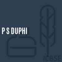 P S Duphi Primary School Logo