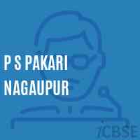 P S Pakari Nagaupur Primary School Logo