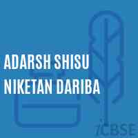 Adarsh Shisu Niketan Dariba Primary School Logo