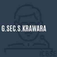 G.Sec.S.Krawara High School Logo