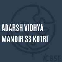 Adarsh Vidhya Mandir Ss Kotri Secondary School Logo