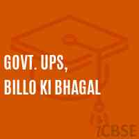 Govt. Ups, Billo Ki Bhagal Middle School Logo