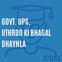 Govt. Ups, Uthrdo Ki Bhagal Dhaynla Middle School Logo