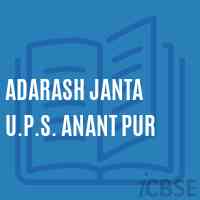 Adarash Janta U.P.S. Anant Pur Middle School Logo