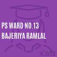 Ps Ward No.13 Bajeriya Ramlal Primary School Logo