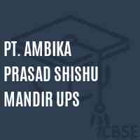 Pt. Ambika Prasad Shishu Mandir Ups Middle School Logo