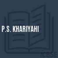 P.S. Khariyahi Primary School Logo