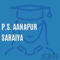 P.S. Aanapur Saraiya Primary School Logo
