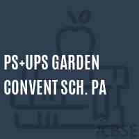 Ps+Ups Garden Convent Sch. Pa Middle School Logo