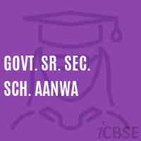Govt. Sr. Sec. Sch. Aanwa High School Logo