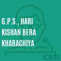 G.P.S., Hari Kishan Bera Kharachiya Primary School Logo