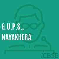 G.U.P.S., Nayakhera Middle School Logo