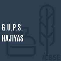 G.U.P.S. Hajiyas Middle School Logo