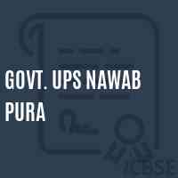 Govt. Ups Nawab Pura Middle School Logo