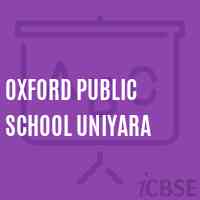 Oxford Public School Uniyara Logo