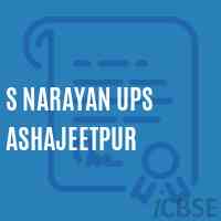 S Narayan Ups Ashajeetpur Middle School Logo