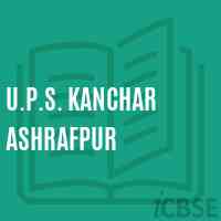 U.P.S. Kanchar Ashrafpur Middle School Logo
