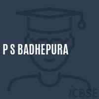 P S Badhepura Primary School Logo