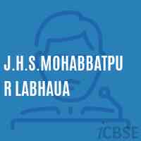 J.H.S.Mohabbatpur Labhaua Middle School Logo