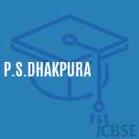 P.S.Dhakpura Primary School Logo