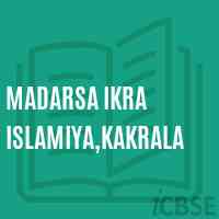Madarsa Ikra Islamiya,Kakrala Primary School Logo