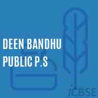 Deen Bandhu Public P.S Primary School Logo