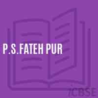P.S.Fateh Pur Primary School Logo