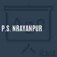 P.S. Nrayanpur Primary School Logo