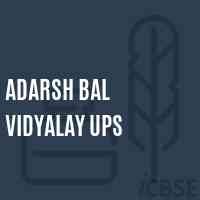 Adarsh Bal Vidyalay Ups Middle School Logo