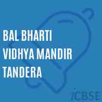 Bal Bharti Vidhya Mandir Tandera Primary School Logo