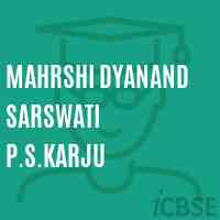 Mahrshi Dyanand Sarswati P.S.Karju Primary School Logo