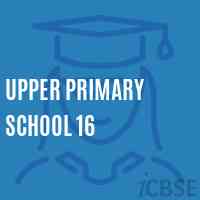 Upper Primary School 16 Logo