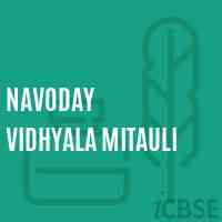 Navoday Vidhyala Mitauli High School Logo