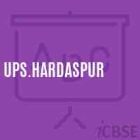 Ups.Hardaspur Middle School Logo