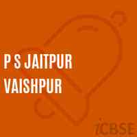 P S Jaitpur Vaishpur Primary School Logo